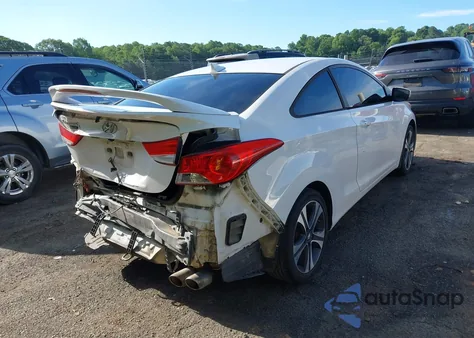 2013 Hyundai Elantra Coupe Gs/Se из США, поврежденный, VIN KMHDH6AE6DU014907